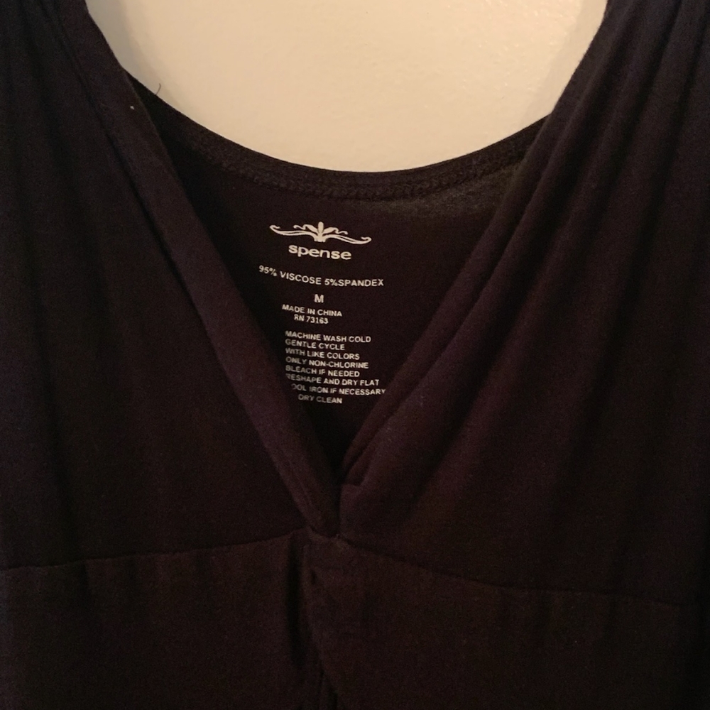 Black sleeveless maxi dress - Picture 3 of 3